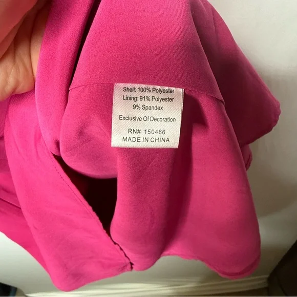 Market & Spruce Magenta Dress with Purple Trim - Picture 10 of 11